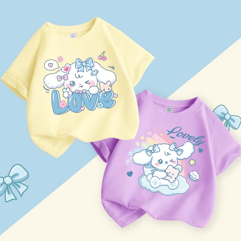 [110cm-160cm]  WGQ Áo thun bé gái size đại bộ cotton bé gái áo koromi bé gái