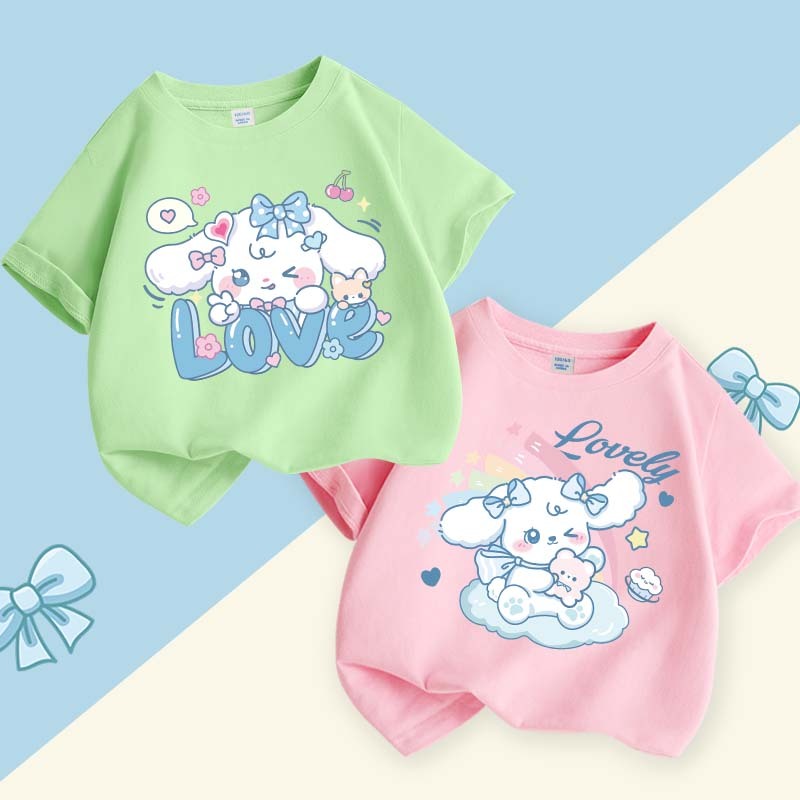 [110cm-160cm]  WGQ Áo thun bé gái size đại bộ cotton bé gái áo koromi bé gái