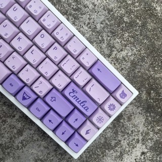 125 Phím Frost Witch Keycaps PBT Dye-sub XDA Profile Keycap Custom Keycaps Tương thích với Cherry Gateron MX Switch
