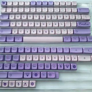 125 Phím Frost Witch Keycaps PBT Dye-sub XDA Profile Keycap Custom Keycaps Tương thích với Cherry Gateron MX Switch