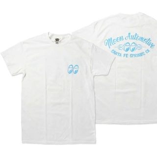 Áo thun Cotton nguyên chất tay ngắn MOON Tự động SFS Trắng Vàng