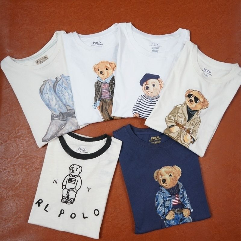 Áo thun Cotton Ralph 's ngắn tay in hình Ralph Lauren Thời trang nam và ...