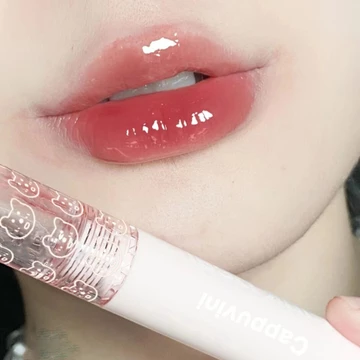 Son môi gương, mỹ phẩm đáng yêu, son môi nước, son môi sông băng, dưỡng ẩm lâu trôi, dưỡng ẩm, son môi, son môi