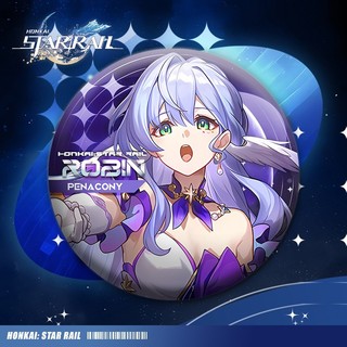Honkai: Star Rail Sparkle Aventurine Firefly Boothill Dan Heng March 7th Huy Hiệu Kim Loại Pin Trâm Sưu Tập Quà Tặng