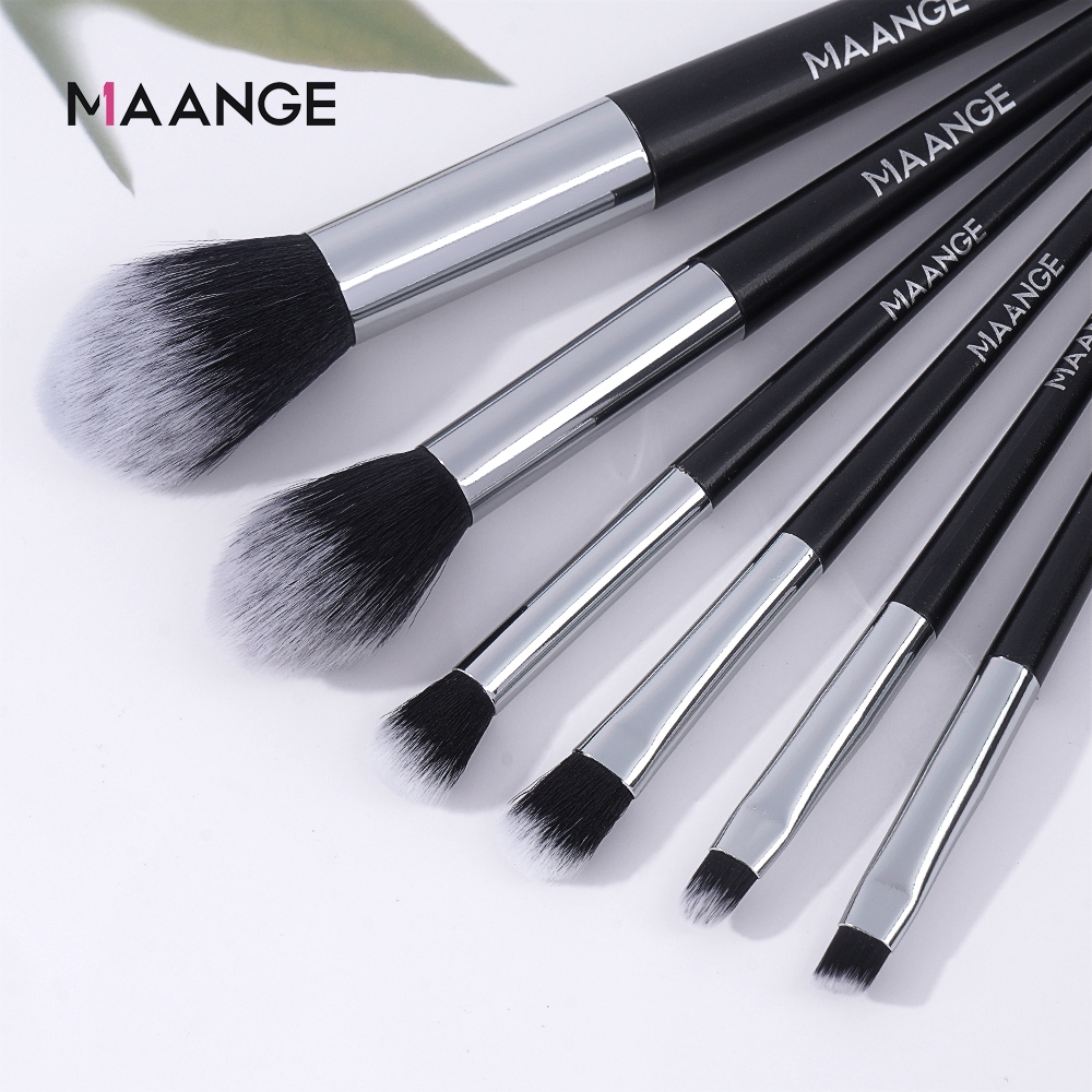 Ảnh MAANGE Bộ cọ makeup 6 cây cọ phấn phủ, má hồng, che khuyết điểm, màu mắt 5728 2