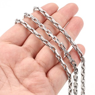 Dây chuyền thép không gỉ Trang sức Vòng cổ DIY Vòng tay Áo len Dây chuyền đơn giản Dây chuyền chéo