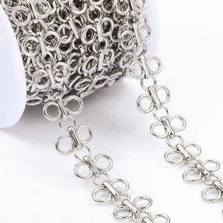 Thép không gỉ Bốn lá Vòng Tròn Dây Chuyền Trang Sức DIY Vòng Cổ Vòng Tay Phụ Kiện
