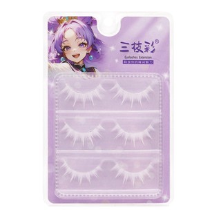 M331 cosplay trắng nhân vật anime lông mi giả ánh sáng đáp ứng màn trình diễn sân khấu cosplay thân cứng lông mi