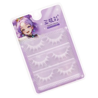 M331 cosplay trắng nhân vật anime lông mi giả ánh sáng đáp ứng màn trình diễn sân khấu cosplay thân cứng lông mi