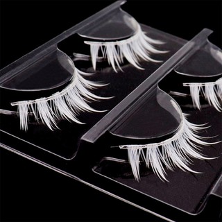M331 cosplay trắng nhân vật anime lông mi giả ánh sáng đáp ứng màn trình diễn sân khấu cosplay thân cứng lông mi