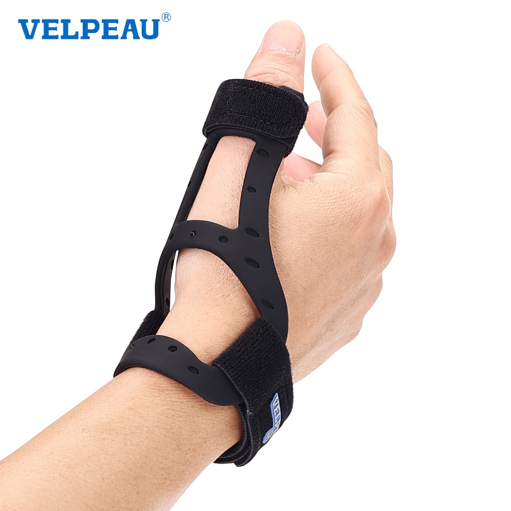 Ảnh Dụng cụ hỗ trợ ngón tay cái VELPEAU chất liệu silicon - Nẹp ổn định bán cứng không thấm nước cho viêm gân, De Quervains, Viêm khớp, Trigger Finger, phù hợp với cả hai tay 1
