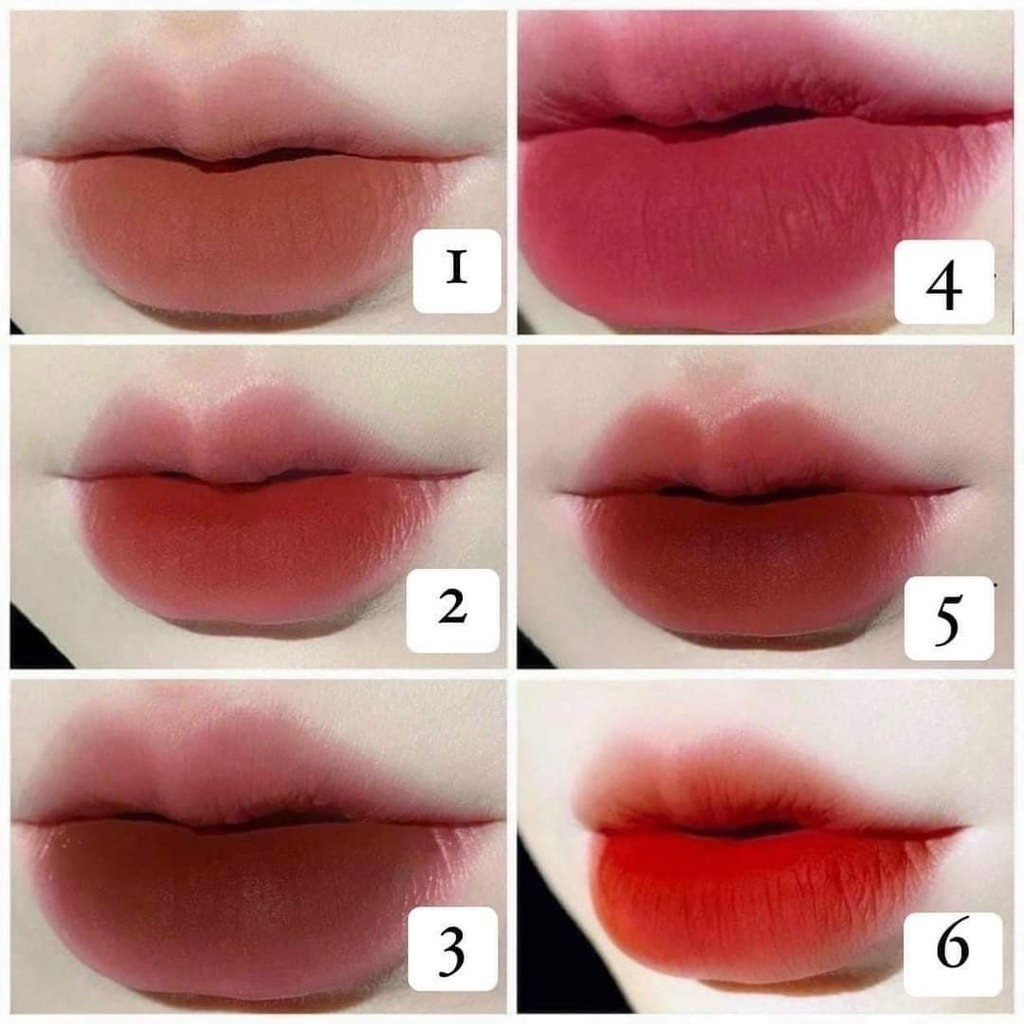 Son Kem Lì HERORANGE Chính Hãng,tone màu đỏ nâu đất,đỏ cam Thiết kế Thân Vuông thon dài