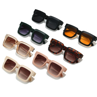 Thời Trang Retro Vuông Unisex Cổ Điển Kính Mát Dành Cho Nam Nữ Nhiều Màu Hip Hop Thường Ngày Lái Xe Ngoài Trời Chống Tia UV Kính Mắt Sắc Thái