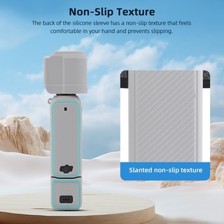 Dành cho DJI OSMO POCKET 3, vỏ silicon máy ảnh, vỏ ống kính, phụ kiện chặn ánh sáng màn hình