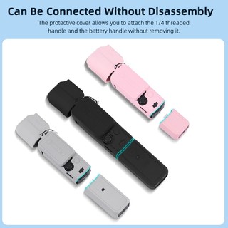 Dành cho DJI OSMO POCKET 3, vỏ silicon máy ảnh, vỏ ống kính, phụ kiện chặn ánh sáng màn hình