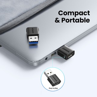 Ugreen 10Gbps USB3.1 2 cái 3 cái USB-C Nữ sang USB-A Nam Adapter USB-C Nữ sang USB-A Nam Adapter Nhựa