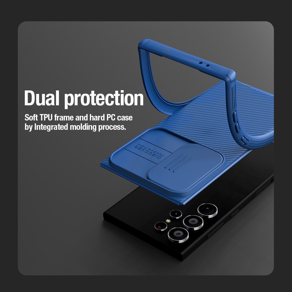 Nillkin Dành Cho Samsung Galaxy S24 Ultra / S24 + / S24 Plus / S24 FE / S23 FE Camshield Pro Bảo Vệ Ống Kính Máy Ảnh Trượt Ốp Lưng Cứng Vỏ Điện Thoại Vỏ Bảo Vệ