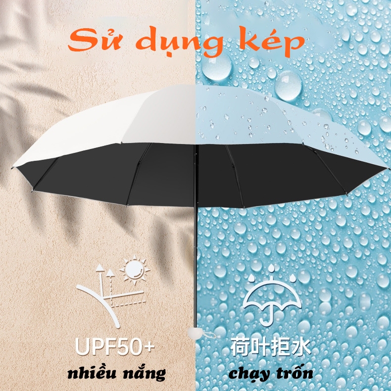 Ô Mini Bỏ Túi Bảo Vệ UV Nhỏ Gọn Di Động Gấp Mưa Thể Thao & Ngoài Trời