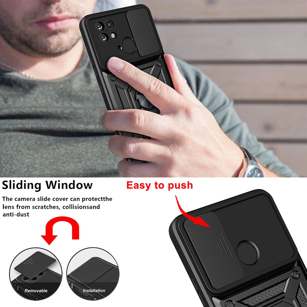 Ốp lưng giá đỡ vòng từ tính chống sốc Armor Infinix Note 12 30 40 G96 X6812B X665B X665E X6827 X6831 X670 X6833B X6711 X678B X6710 VIP Pro Plus 2023 4G 5G Vỏ lưng Cove