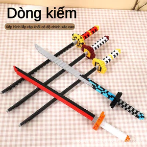 Lắp ráp Khối xây dựng Dao Đồ chơi giáo dục Lắp ráp các hạt nhỏ Xây dựng