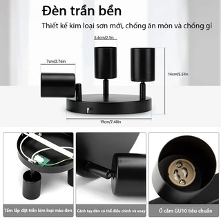 CANMEIJIA Đèn Led theo dõi GU10 Trọn bộ Đèn đường ray tuyến tính Đèn chiếu sáng COB Bóng đèn có thể thay thế Đèn trần Led nhôm Đèn trong nhà hiện đại cho cửa hàng phòng khách Trang trí học tập