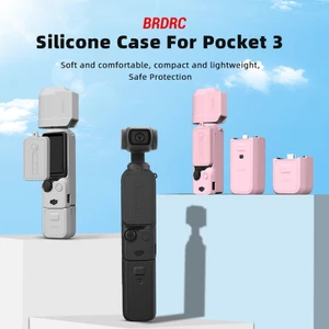 Tương thích với vỏ silicon thân DJI OSMO POCKET3, vỏ ống kính, phụ kiện che nắng màn hình