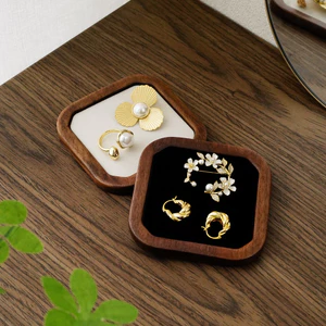 Casegrace Gỗ Chắc Chắn Khay Trang Sức Trang Sức Màn Hình Đứng Bông Tai Gỗ Bảo Quản Đồ Trang Trí Vòng Tay Màn Hình Đạo Cụ Ảnh