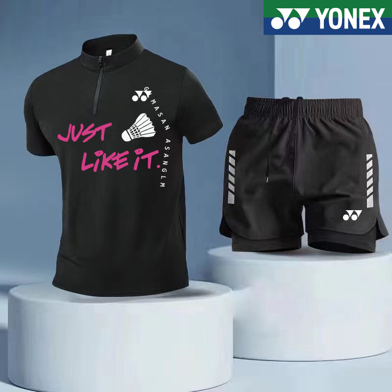 Bộ Đồ Cầu Lông Yonex 2024 Mới Đi Xe Đạp Nam Nữ Trẻ Em Chống Gió Đường Núi Bộ Đi Xe Đạp Mùa Xuân Thu Tốc Độ Sấy Quần Áo Thiết Bị Rời Sportsweat