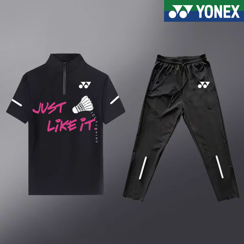Bộ Đồ Cầu Lông Yonex 2024 Mới Đi Xe Đạp Nam Nữ Trẻ Em Chống Gió Đường Núi Bộ Đi Xe Đạp Mùa Xuân Thu Tốc Độ Sấy Quần Áo Thiết Bị Rời Sportsweat
