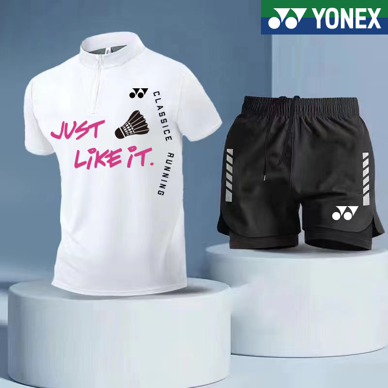 Bộ Đồ Cầu Lông Yonex 2024 Mới Đi Xe Đạp Nam Nữ Trẻ Em Chống Gió Đường Núi Bộ Đi Xe Đạp Mùa Xuân Thu Tốc Độ Sấy Quần Áo Thiết Bị Rời Sportsweat