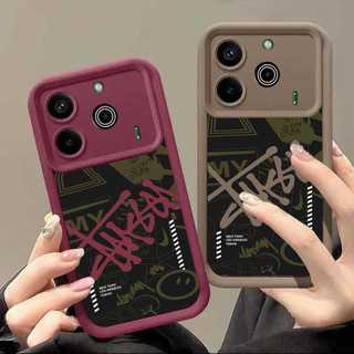 Dành cho Tecno Pova 6 NEO 5G Ốp lưng Tecno Pova 6 pro 5G Pova 5 pro 5G 5 4G Vỏ điện thoại bảo vệ camera chống rơi Vỏ mềm họa tiết graffiti Stucci