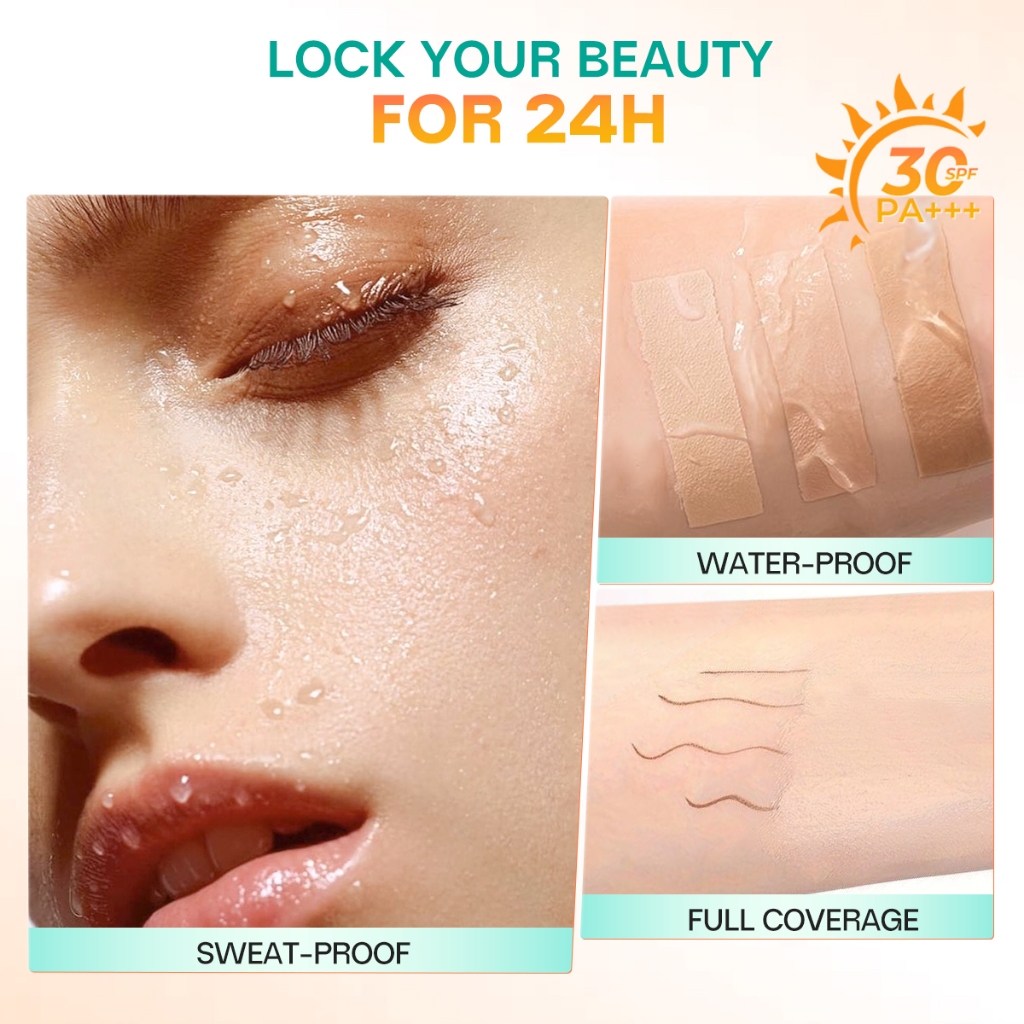 Ảnh Phấn Nước Kiểm Soát Dầu Minimeli BB Cushion Lâu Trôi 24H SPF 30 + + + PA Kem Nền Màu Be Cho Mặt 3