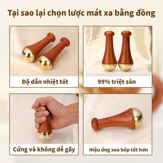 Đồng thau Mũm mĩm Ding Beauty Massage Búa Mắt Mặt Nasolabial Đường Nâng Chân Dụng Cụ Massage