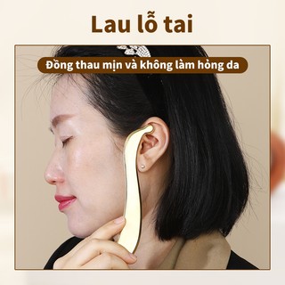 Đồng thau Chính Hãng Tai Cạo Ban Tai Bianstone Cạo Tai Mắt Mặt Sử Dụng Mắt Xung Quanh Tai Điểm Chuyên Dụng
