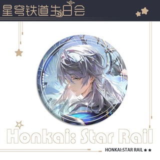 Game Honkai: Star Rail Sparkle Aventurine Firefly Kim Loại Huy Hiệu Pin Trâm Sưu Tập Quà Tặng