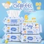 GAIFEEL khăn giấy ướt Sữa thơm em bé ướt khăn lau 5gói/400chiếc