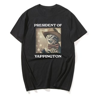 Yapper HIỆN TẠI Mèo Vui Meme Đồ Họa Áo Nam Nữ Bông Tai Kẹp Gothic Quá Khổ Áo Thun Thời Trang Áo Thun Dạo Phố