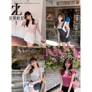 ZHELIHANGFEI Áo len ngắn tay mỏng dành cho nữ Áo vừa vặn thoải mái