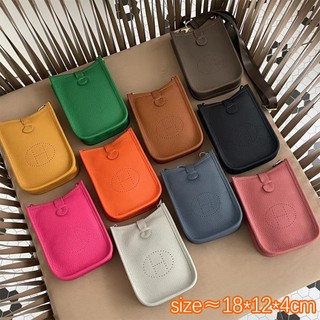 Túi xách da bò lớp đầu tiên F Túi đựng điện thoại di động Mini dành cho nữ