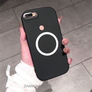 Ốp Lưng Cho OPPO A5S A12 A7 F9 Ốp Điện Thoại TPU Silicon Có Chức Năng Từ Tính Vỏ Mềm Có Màu Hoạt Hình Chống Sốc Và Chống ố