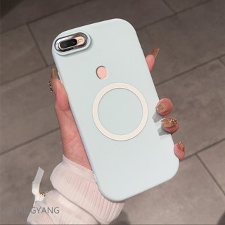 Ốp Lưng Cho OPPO A5S A12 A7 F9 Ốp Điện Thoại TPU Silicon Có Chức Năng Từ Tính Vỏ Mềm Có Màu Hoạt Hình Chống Sốc Và Chống ố
