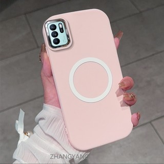 Ốp Lưng Cho OPPO RENO 6 5G RENO 6Z 5G Ốp Điện Thoại TPU Silicon Có Chức Năng Từ Tính Vỏ Mềm Có Màu Hoạt Hình Chống Sốc Và Chống ố