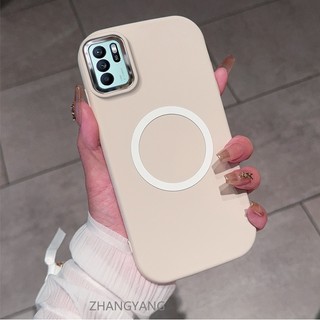Ốp Lưng Cho OPPO RENO 6 5G RENO 6Z 5G Ốp Điện Thoại TPU Silicon Có Chức Năng Từ Tính Vỏ Mềm Có Màu Hoạt Hình Chống Sốc Và Chống ố