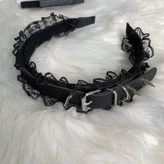 Y2k Millennium Hot Girl Metal Niche Dark Hair Band Phụ kiện tóc