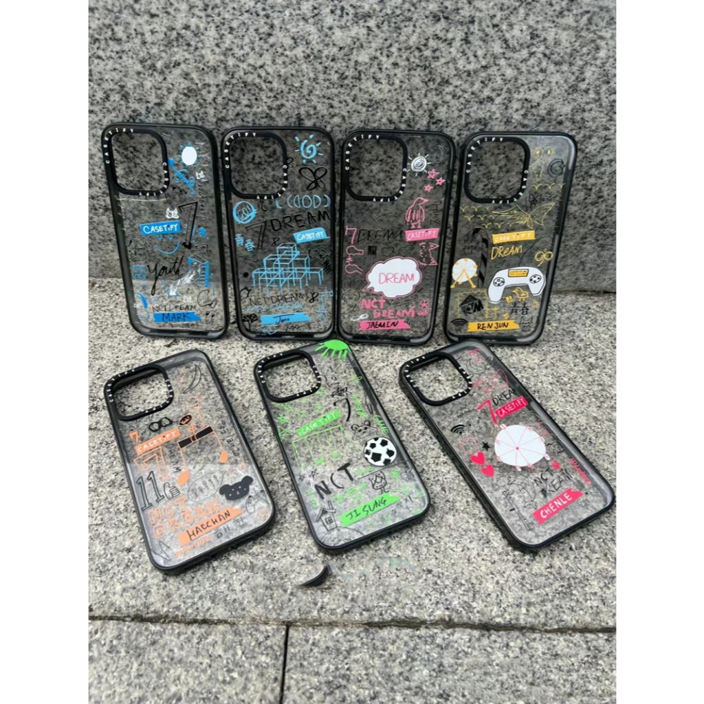 NEW CASETiFY NCT DREAM Hard Case For iPhone 15 14 Plus 11 12