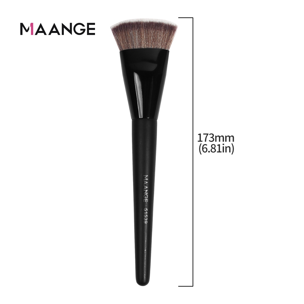MAANGE Cọ tán kem nền dẹt trang điểm chuyên dụng đầu siêu mềm mịn 51539