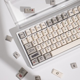 Retro Love Story Keycaps PBT Dye-sub Cherry Profile Keycap Custom Keycaps Tương thích với Cherry Gateron MX Switch