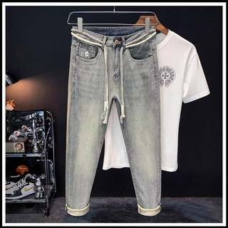 Quần jean nam ESEA American retro dáng rộng giản dị chất lượng cao thiết kế phong cách trung tính