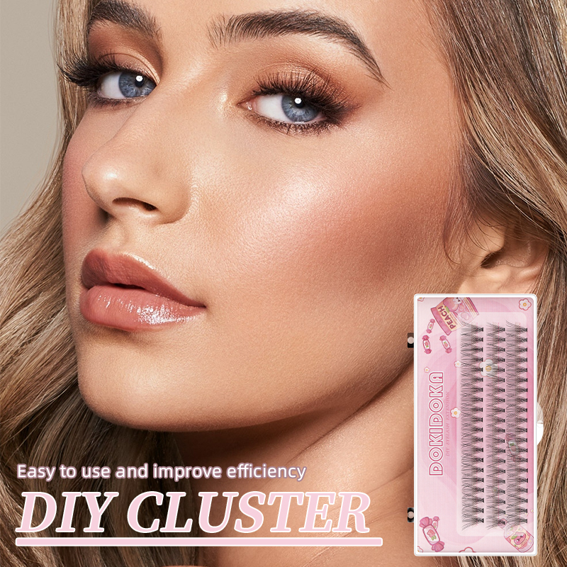 [Món quà miễn phí]  KILIGMATA 60 Cụm Mi D Curl Volume Phần mở rộng mi riêng lẻ 10D / 20D Wispy Mi Cụm DIY Tại Nhà (D-9-16 Mix)