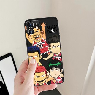 Ốp điện thoại mềm hình hoạt hình Nhật Bản Slam Dunk Ban đầu D IPhone 16 15 14 13 12 11 6 6s 7 8 6Plus 7Plus 8Plus X XS XR XSmax Matte Soft Cover